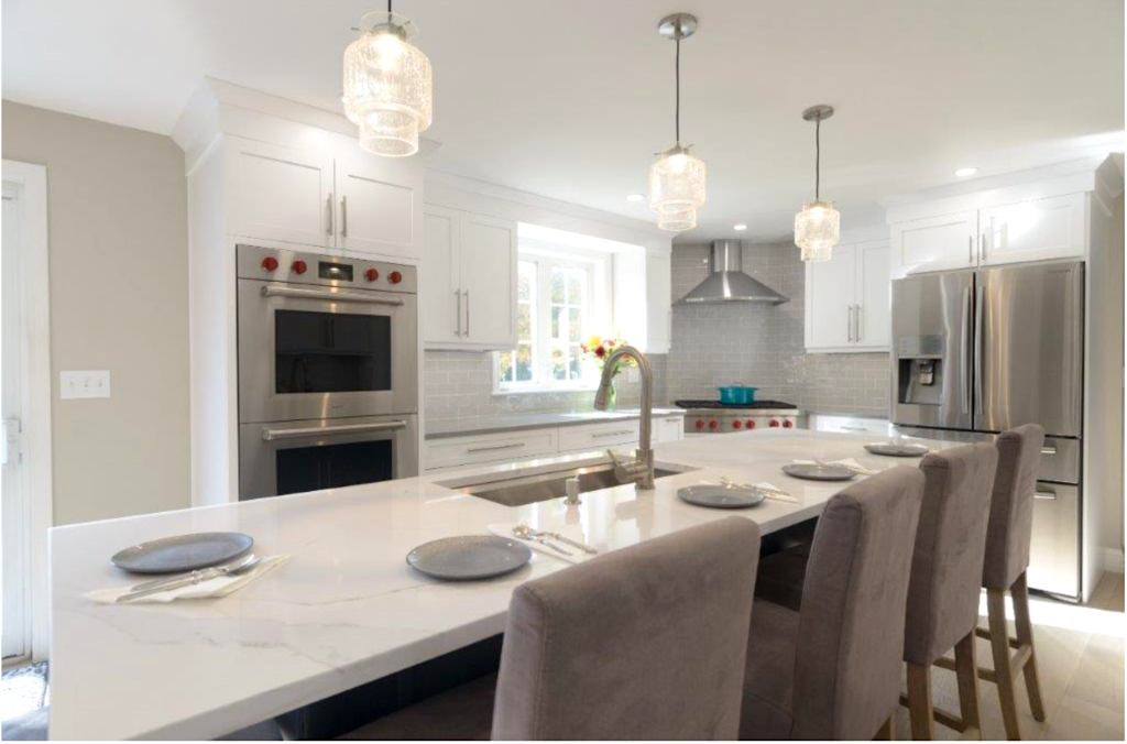 New White and Charcoal Kitchen – Concord, MA