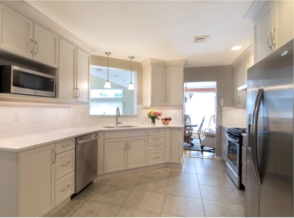 Small White Kitchen Remodel – Boxborough, MA