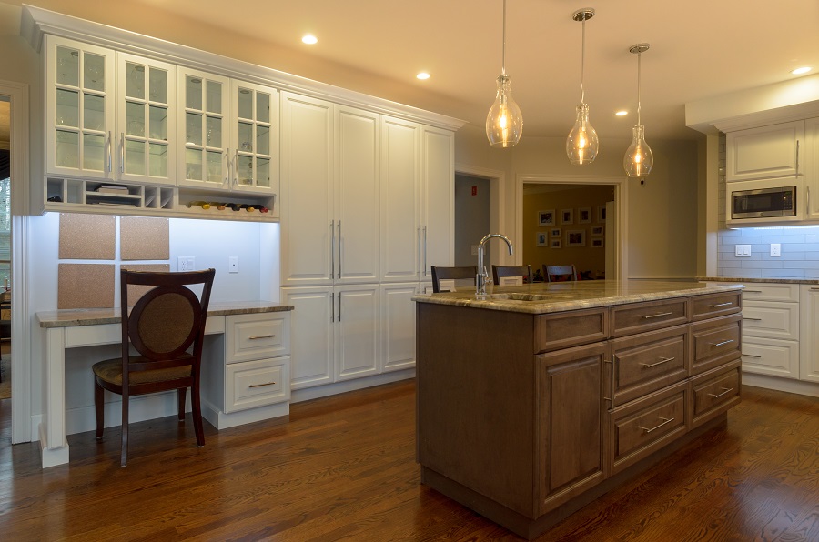 200White-kitchen-with-island-Windham-NH-2