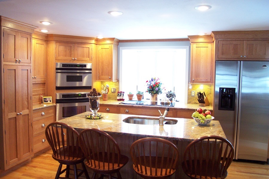 Corner-Oven-Transitional-Kitchen-Nashua-NH