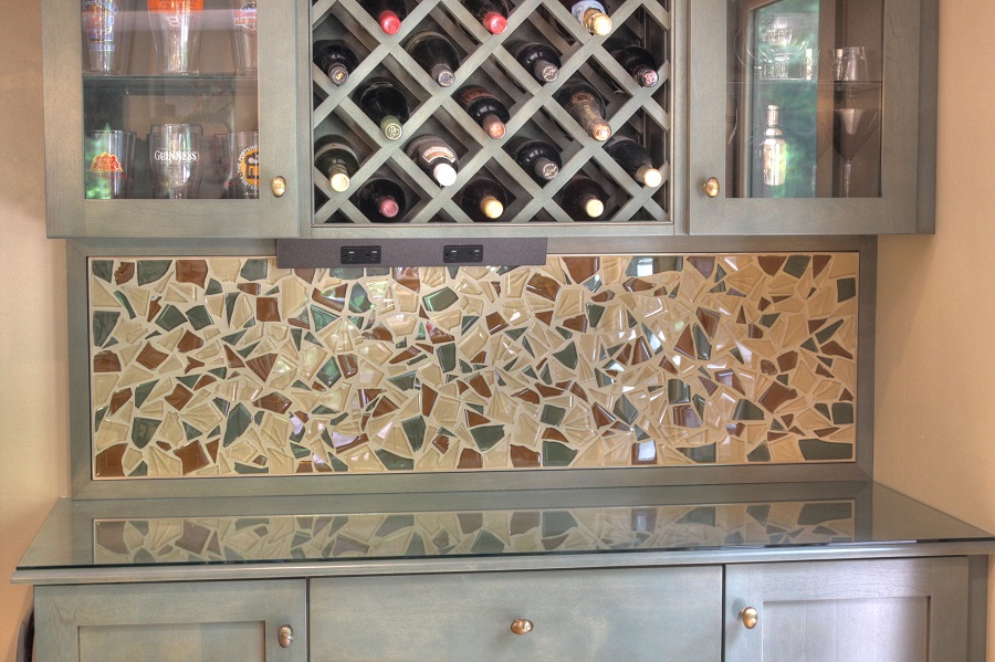 Custom-Broken-Glass-Tile-Backsplash