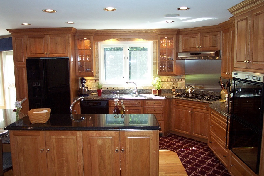 Exeter-NH-Cherry-Kitchen