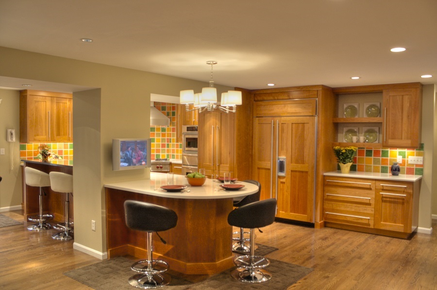 Natural-Cherry-Wood-Kitchen-Nashua-NH